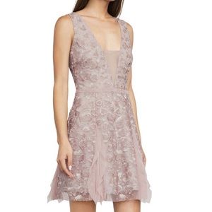 BCBG Maxazria Blush Illusion Phoebe Dress